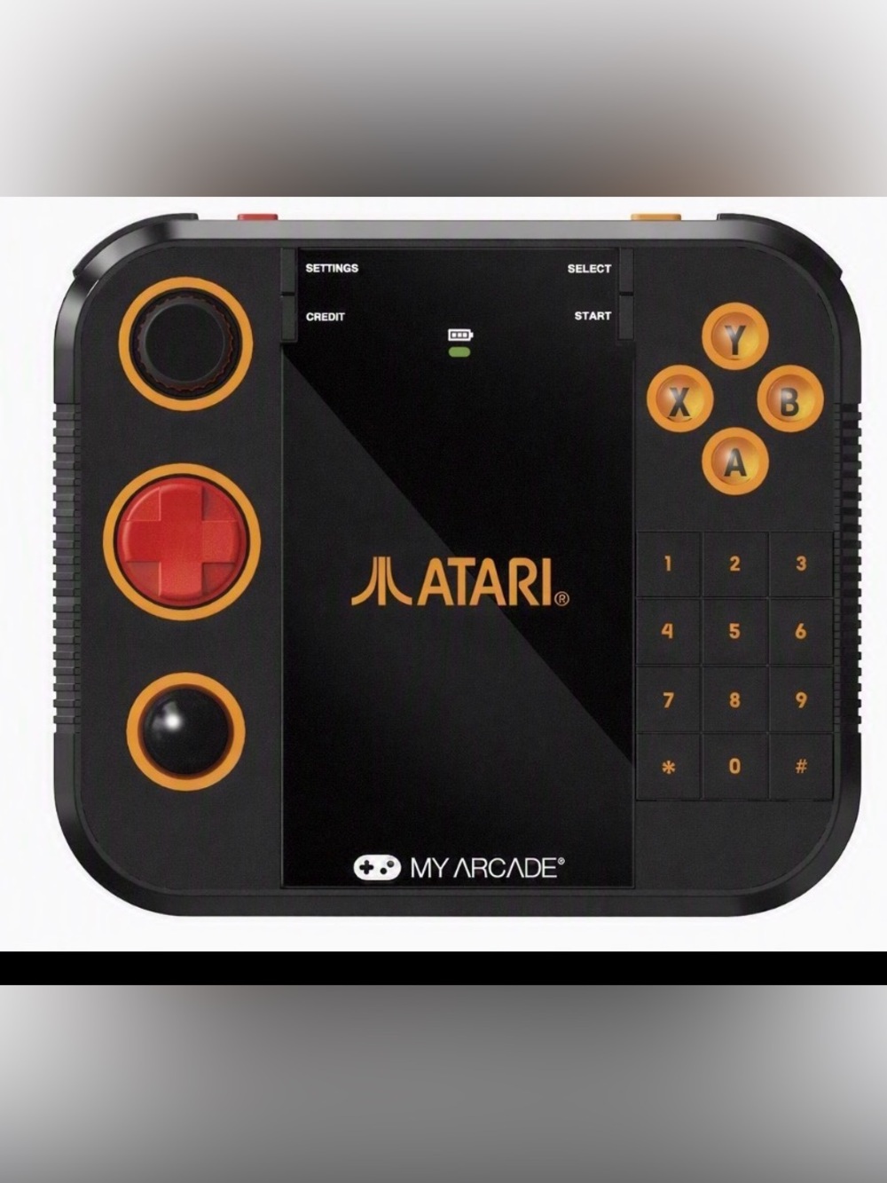 My Arcade - DGUNL-7152 Atari Gamestation Gamepad Wireless Controller Black